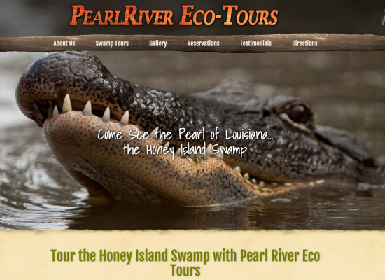 Pearl River Eco Tours Website Redesign